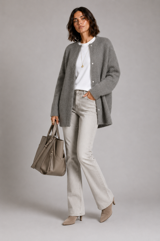 Delphine | Chaqueta de Punto Elegante con Botones