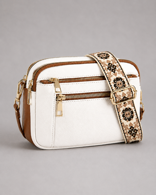Jade | Bolsa de hombro de cuero refinado